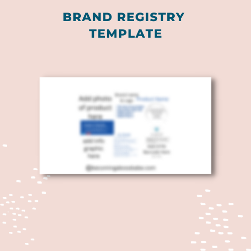 Brand Registry Template
